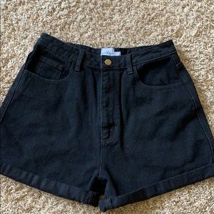 Princess Polly black shorts